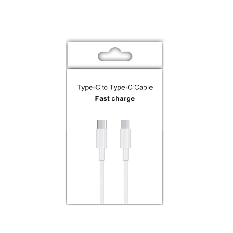 XJ-98 2pcs 1m 35W USB-C / Type-C to Type-C Fast Charging Data Cable by buy2fix