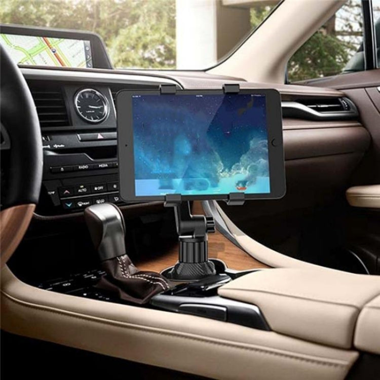 CUP-B17 Mini 2 Shaft Rotating Car Cup Holder Tablet Mount Universal Long Neck Car Cup by buy2fix