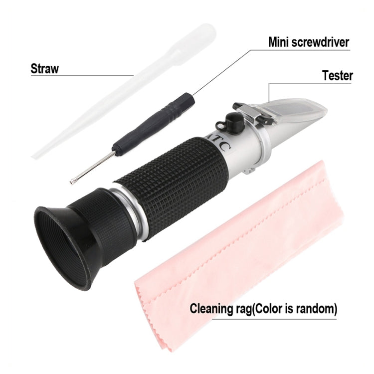 Refractometer Optical Salinity Concentration Handheld High Precision Measuring Tool RZ112 0~28% by buy2fix