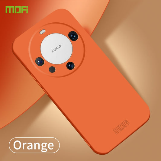 For Huawei Mate 60 MOFI Qin Series Skin Feel All-inclusive PC Phone Case(Orange) by MOFI