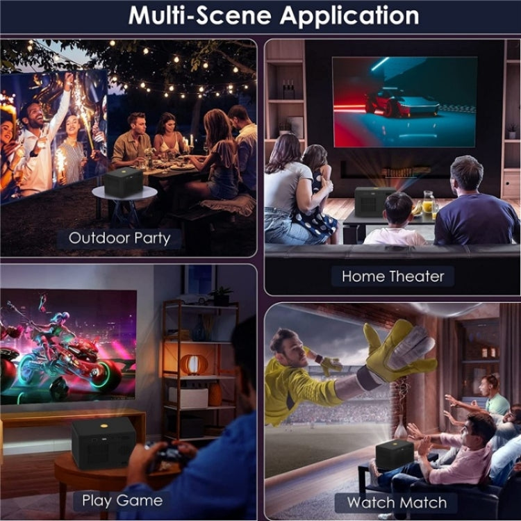 Y7 Portable HD Projector Media Player(US Plug) by buy2fix