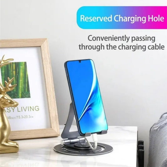 G60 Portable Folding 360-Degree Rotating Desktop Phone Tablet Holder(Grey) by buy2fix