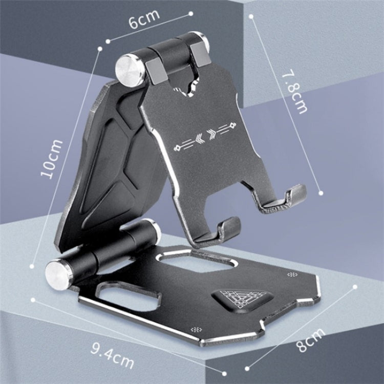 G55 Adjustable Bracket Large Size Folding Desktop Mobile Phone Holder(Red) by buy2fix