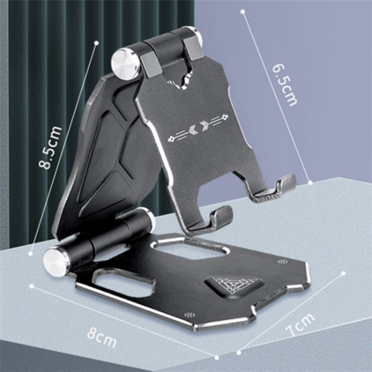 G52 Adjustable Bracket Small Size Folding Desktop Mobile Phone Holder(Red) by buy2fix