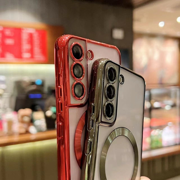 For Samsung Galaxy Note 20 Ultra MagSafe Electroplating TPU Phone Case(Rose Gold) by buy2fix