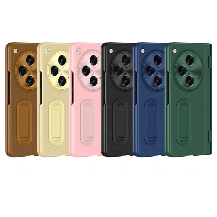 For OPPO Find N3 Integrated Folding Hinge Leather Phone Case, No Pen(Black) by buy2fix