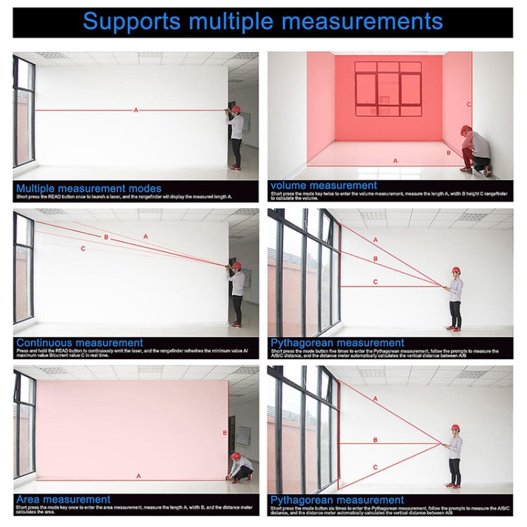SNDWAY Range Finder Laser Handheld Range Finder SW-T100 by SNDWAY