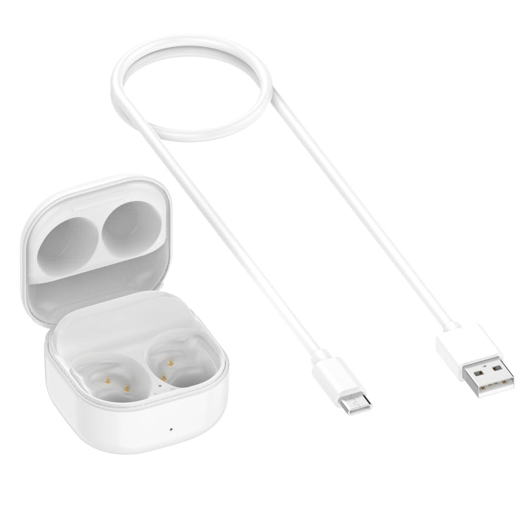For Samsung Galaxy Buds FE(R400) Wireless Earphone Charging Box(White) by buy2fix