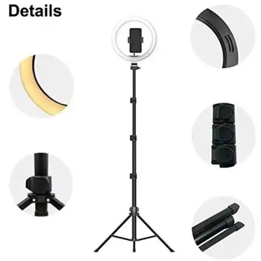 JMARY FM-536A 10 inch Ring Live Fill Light Streaming Stand Beauty Light Set by Jmary