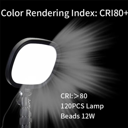 JMARY FM-58R Live Streaming Photography Fill Light 180-Degree Rotatable 9-inch LED Light by Jmary