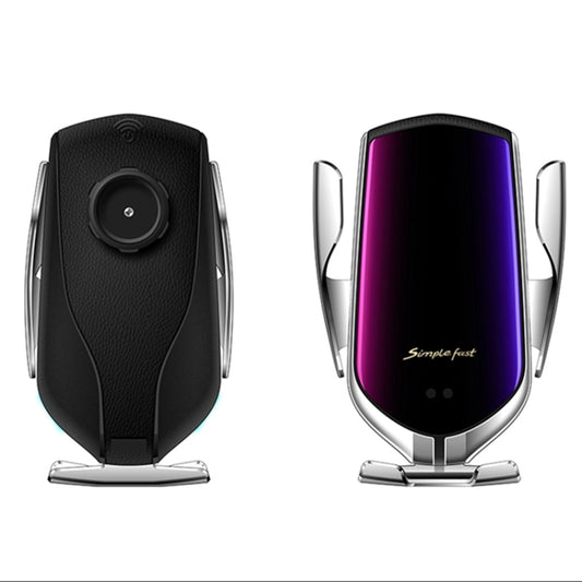 R1 Intelligent Infrared Sensor Car Wireless Charger(Silver) by buy2fix