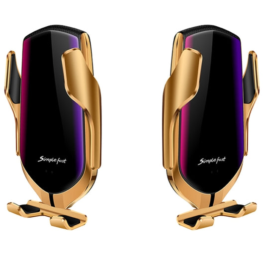 R1 Intelligent Infrared Sensor Car Wireless Charger(Gold) by buy2fix