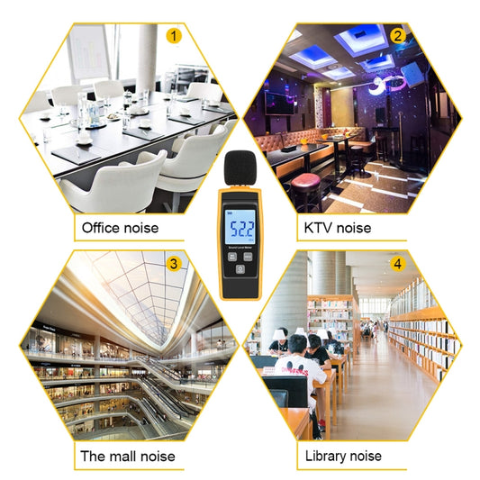 RZ1359 Digital Sound Level Meter DB Meters Noise Tester in Decibels LCD Screen by buy2fix