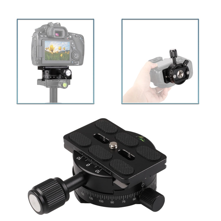 X-64 Professional Camera Tripod Monopod Panoramic Panorama Head with Quick Release Plate by buy2fix