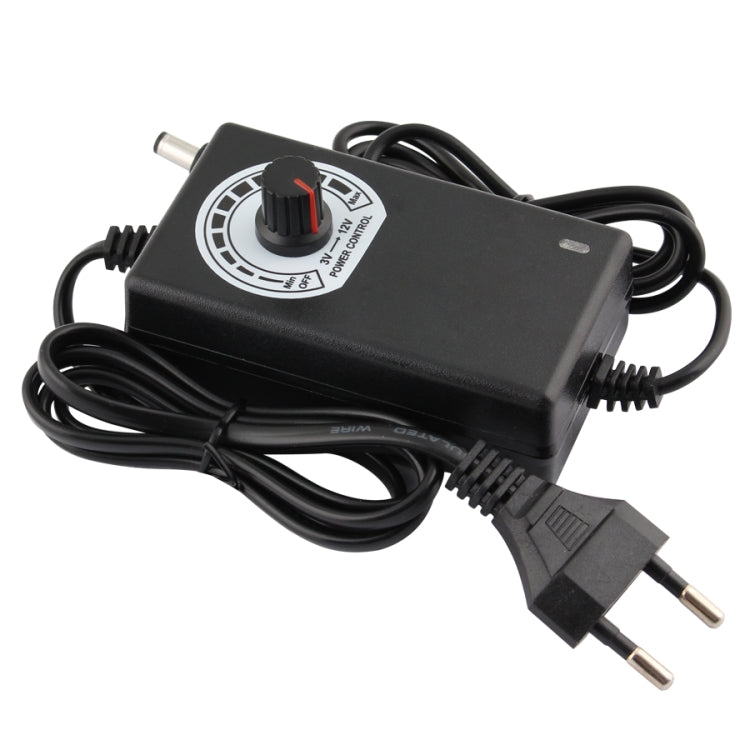 12V Adjustable Power Supply Adapter AC DC 3V - 12V 2A 24W Universal Charger Voltage Regulator Driver EU Plug by buy2fix