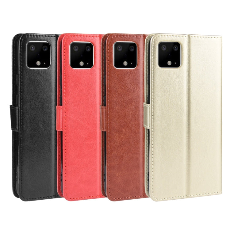 Retro Crazy Horse Texture Horizontal Flip Leather Case for Google Pixel 4XL, with Holder & Card Slots & Photo Frame(Brown) by buy2fix