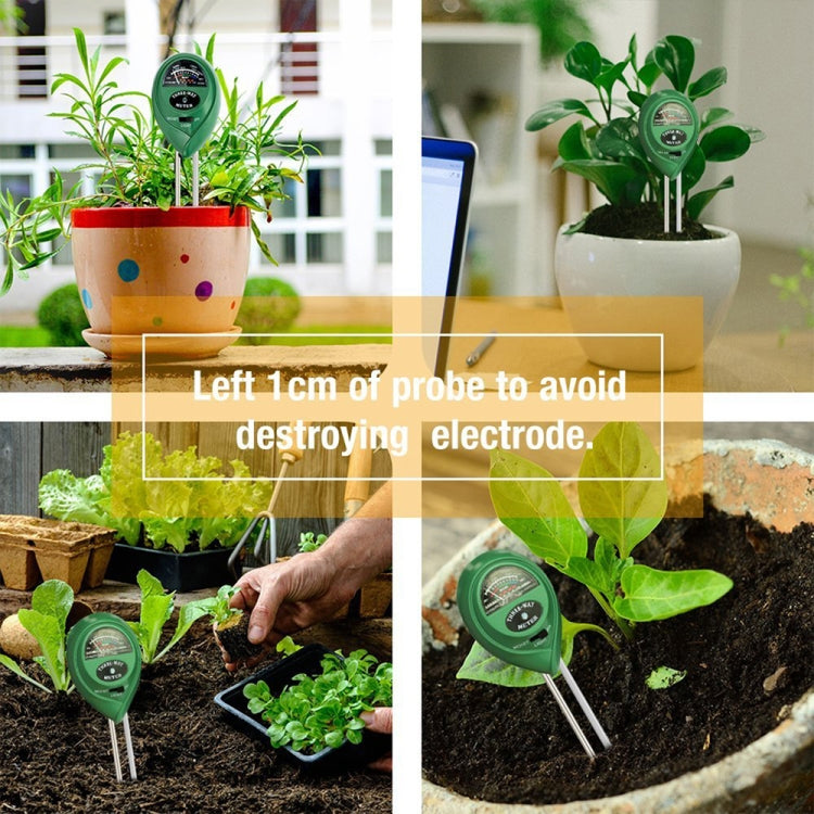 RZ103 Mini Soil PH Moisture Humidity Measuring PH Meter Soil Moisture Monitor Hygrometer Gardening Plant Farming Moisture Tester by buy2fix