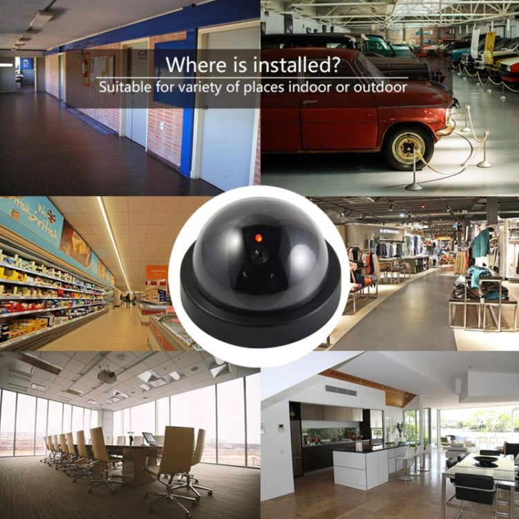 Infrared CCTV Dummy Dome LED Surveillance Security Camera by buy2fix