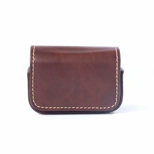 Waterproof Mini Leather Case Storage Carrying Box for DJI OSMO Action / GoPro / SJCAM / Xiaomi Mi Jia(Coffee) by buy2fix