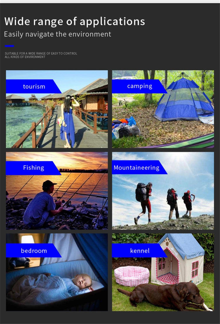 Ultrasonic Mosquito Repellent Electronics Cockroach Spider USB Charging Smart Mosquito Drive(Black) by buy2fix