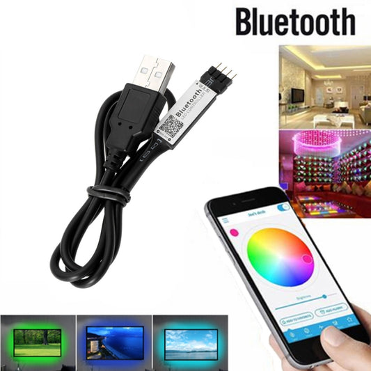 Smart RGB Bluetooth Timer Suitable LED Controller for 5V 3528 5050 RGB Light Strip by buy2fix