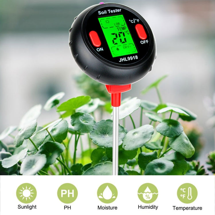 RZ104 Soil PH Meter Humidity Detector Digital PH Meter Soil Monitor PH Gardening Plant Soil Tester by buy2fix