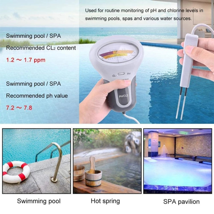 PC102 Swimming Pool Water Quality Tester PH Test Pen Chlorine Gas Water Quality Tester by buy2fix