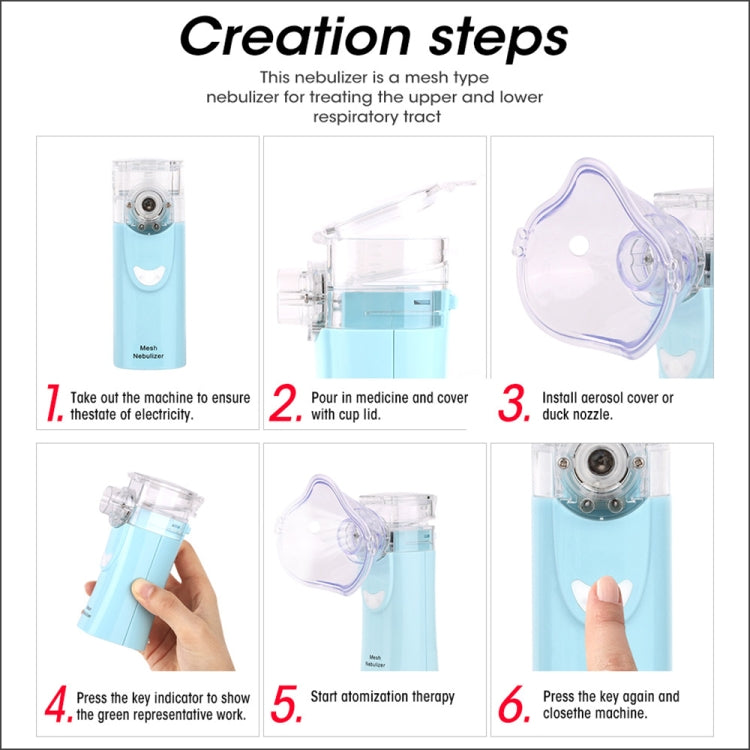 RZ823 Health Network Nebulizer Handheld Household Child Adult Asthma Inhaler Mini Care Inhalation Ultrasonic Nebulizer by buy2fix