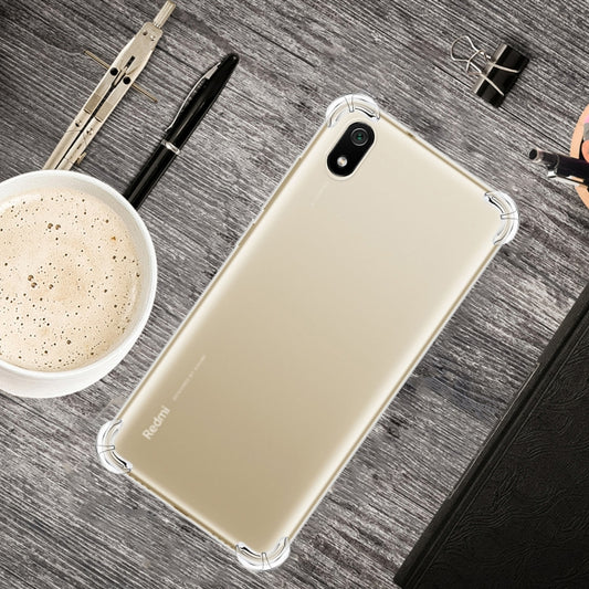For Xiaomi Redmi 7A Four-Corner Anti-Drop Ultra-Thin Transparent TPU Phone Case(Transparent) by buy2fix