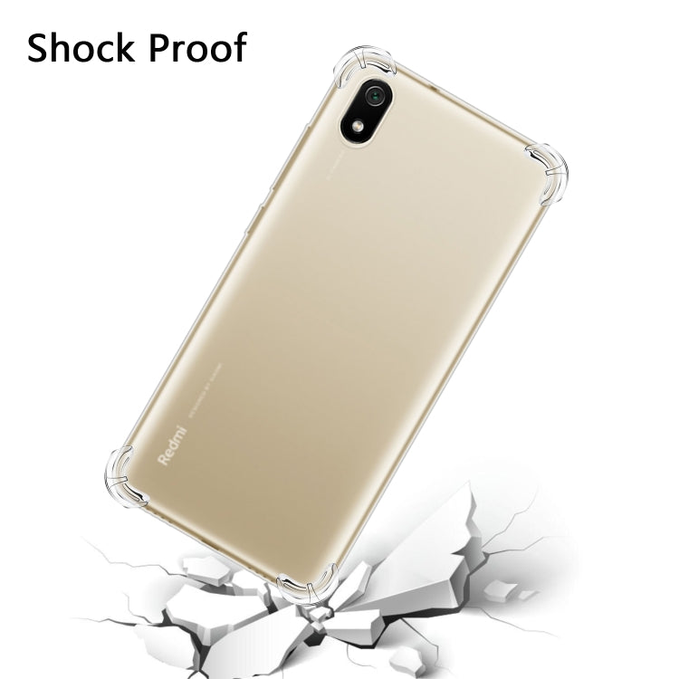 For Xiaomi Redmi 7A Four-Corner Anti-Drop Ultra-Thin Transparent TPU Phone Case(Transparent) by buy2fix