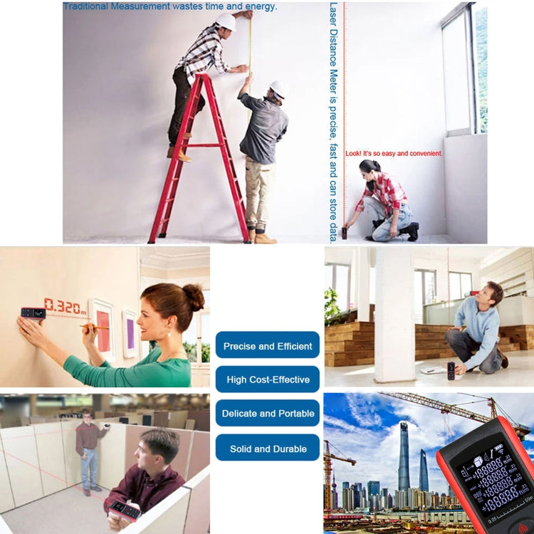 E100 Laser Rangefinder Laser Distance Meter Measuring Device Digital Handheld Tools Module Range 100m Range Finder by buy2fix