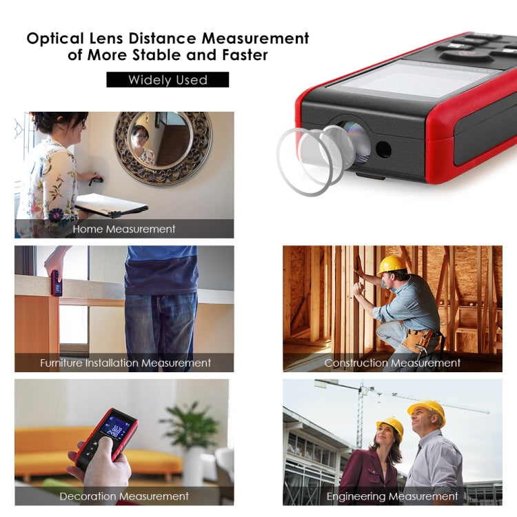 E60 Laser Rangefinder Laser Distance Meter Measuring Device Digital Handheld Tools Module Range 60m Range Finder by buy2fix