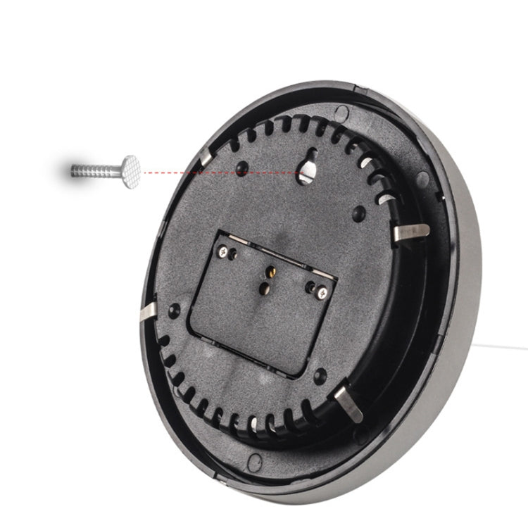 THB9392 132mm Wall Mounted Digital Thermometer Hygrometer Household High Accuracy Pressure Gauge Air Weather Instrument Barometer (Gold) by buy2fix