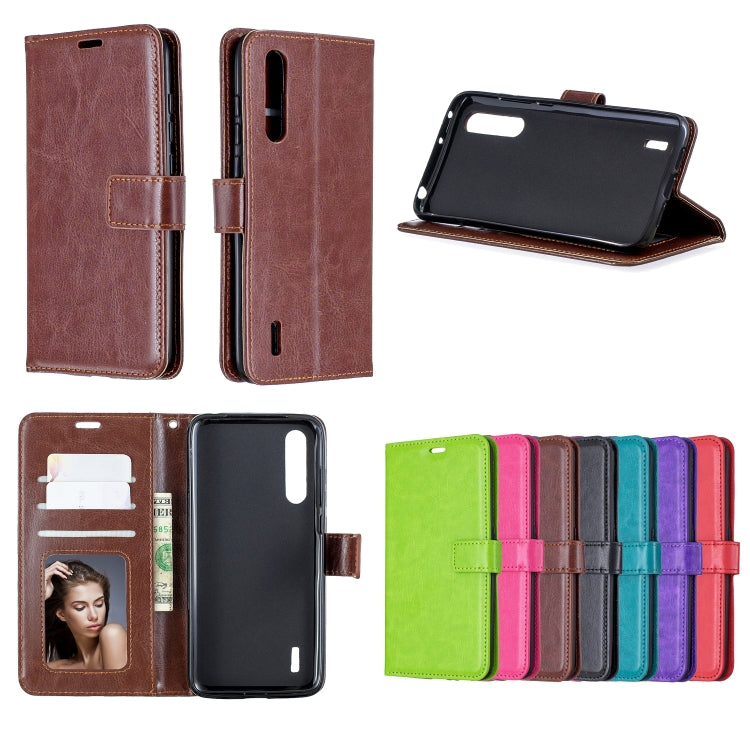 For Xiaomi Mi 9 Lite / CC9 Crazy Horse Texture Horizontal Flip Leather Case with Holder & Card Slots & Wallet & Photo Frame(Black) by buy2fix