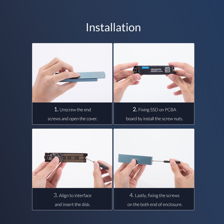 ORICO PVM2F-C3 NGFF M.2 SSD Hard Drive Enclosure by ORICO