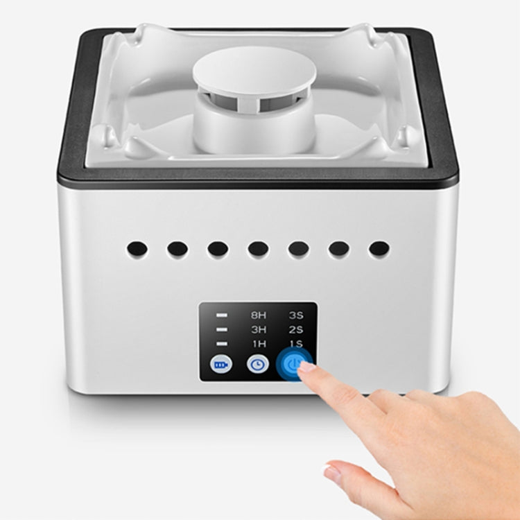 Ashtray Air Purifier Home Indoor Smoke Removal Small Desktop Anti-Secondhand Smoke Artifact(White) by buy2fix