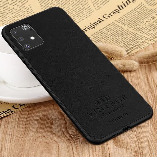 For Galaxy A91 / S10 Lite PINWUYO Pin Rui Series Classical Leather Texture PC + TPU Waterproof Anti-fall All-inclusive Protective Case Shell(Black) by PINWUYO