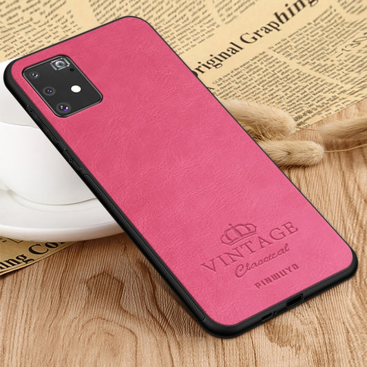 For Galaxy A91 / S10 Lite PINWUYO Pin Rui Series Classical Leather Texture PC + TPU Waterproof Anti-fall All-inclusive Protective Case Shell(Red) by PINWUYO