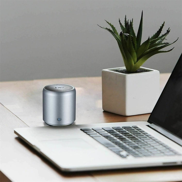 EWA A107 TWS Portable Super Mini Subwoofer Waterproof Bluetooth Speaker(Rose Gold) by EWA