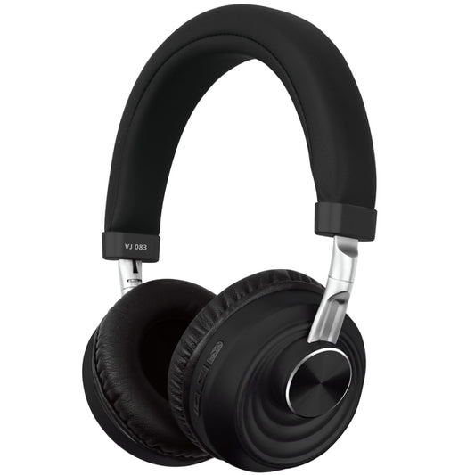 VJ083 Folding Wireless Headset Bluetooth Competitive Game Music Sports Plug Cartoon Wireless Headset(Black) by buy2fix