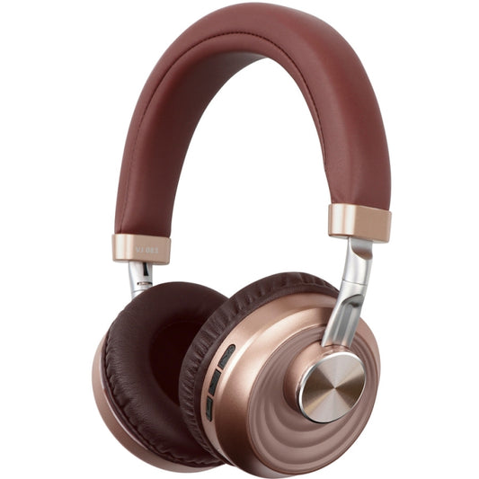 VJ083 Folding Wireless Headset Bluetooth Competitive Game Music Sports Plug Cartoon Wireless Headset(Gold) by buy2fix