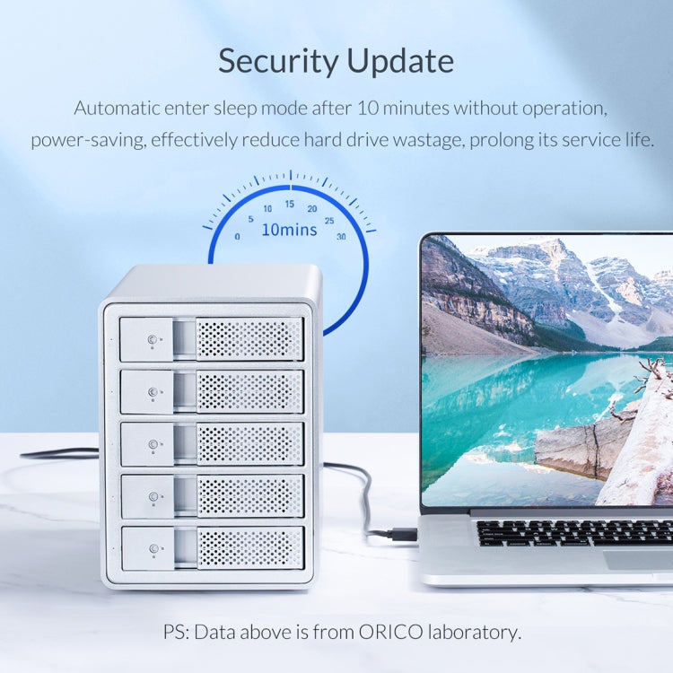 ORICO 9528RU3 3.5-Inch External Hard Drive Enclosure with RAID(Black) by ORICO