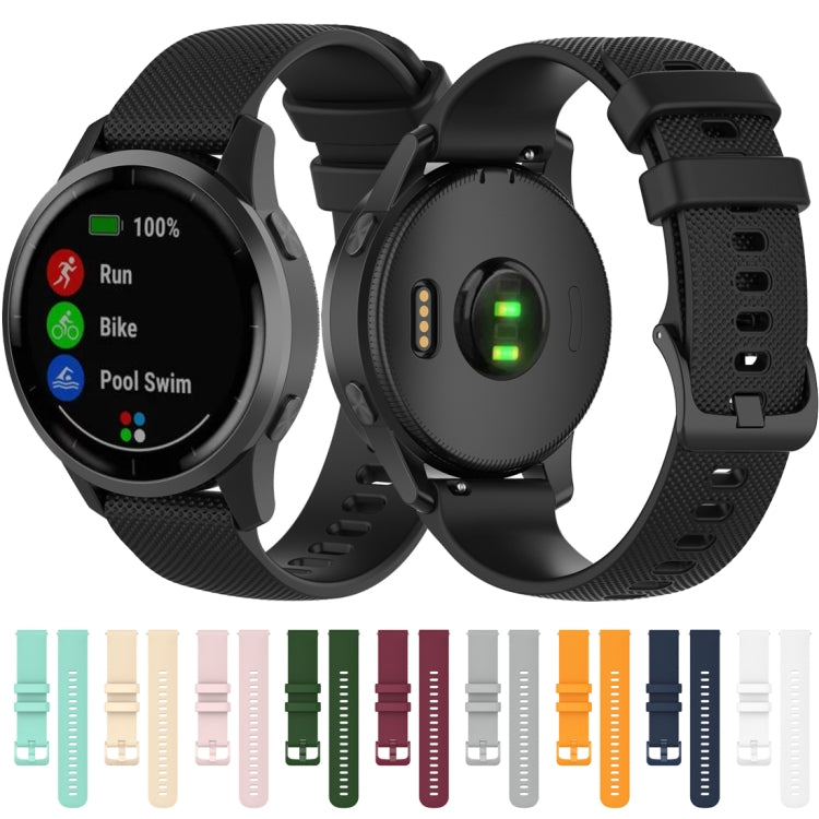 22mm For Huawei Watch GT2e GT2 46mm Silicone Watch Band(Navy Blue) by buy2fix