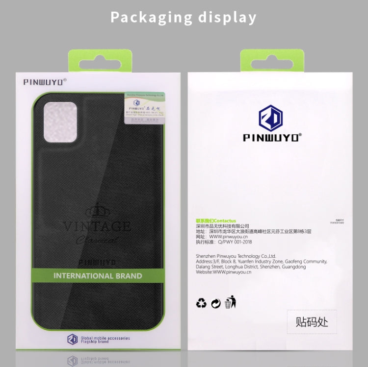 For Galaxy A81 / Note10 Lite PINWUYO Zun Series PC + TPU + Skin Waterproof And Anti-fall All-inclusive Protective Shell(Gray) by PINWUYO