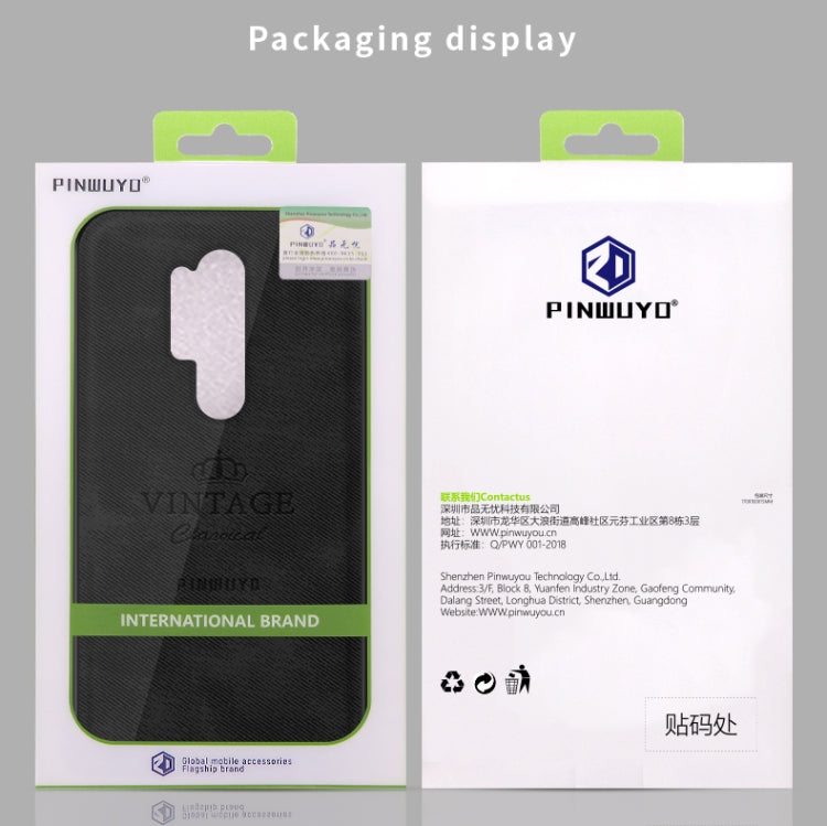 For Oneplus 8 Pro PINWUYO Zun Series PC + TPU + Skin Waterproof And Anti-fall All-inclusive Protective Shell(Blue) by PINWUYO