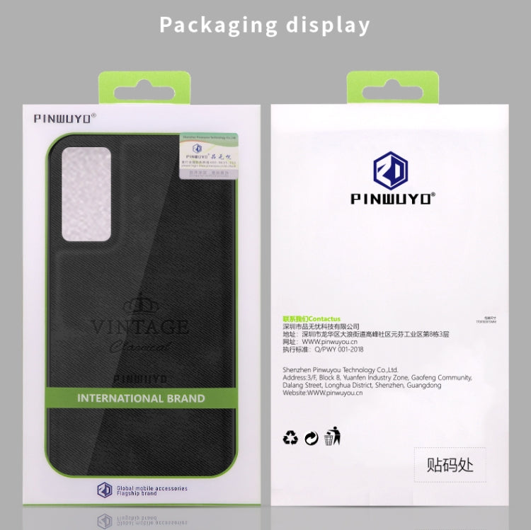 For Huawei P40 PINWUYO Zun Series PC + TPU + Skin Waterproof And Anti-fall All-inclusive Protective Shell(Black) by PINWUYO