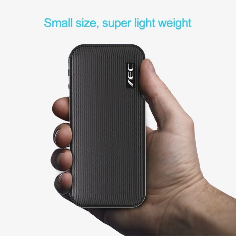 AEC BT-205 Portable Wireless Bluetooth Speaker Stereo Music Loudspeaker Built-in Microphone, Support TF Card(Black) by AEC