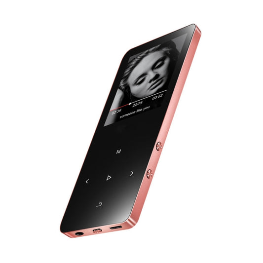 X2 16GB 1.8 inch Touch Screen Metal Bluetooth MP3 MP4 Hifi Sound Music Player (Rose Gold) by buy2fix