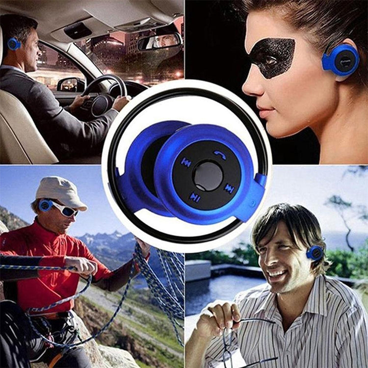 mini-503 MP3 Player Bluetooth Earphone, Support FM Radio & 32GB TF Card by buy2fix