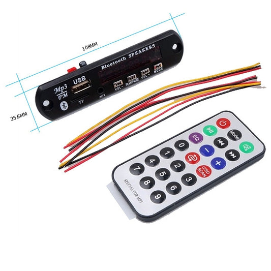 12V MP3 WMA Decoder Board Audio Module USB TF Radio with Bluetooth for Car accessories by buy2fix